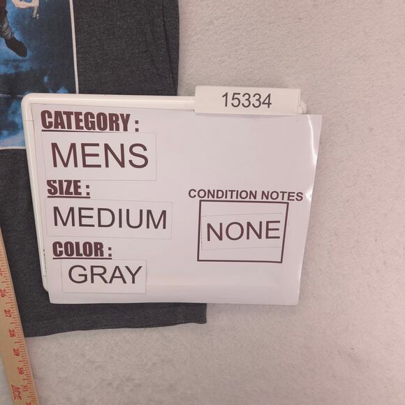 Demon Slayer Anime Short Sleeve Crew Neck Graphic T-Shirt Mens Size M Gray - Picture 8 of 9